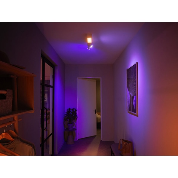 Plafoniera LED Smart PHILIPS Hue 8718696176009, 22.4W, 1540lm, Wi-Fi, RGB, alb