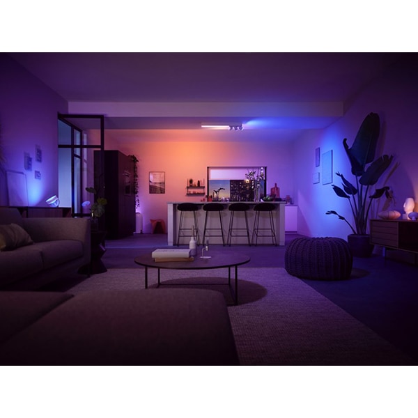 Plafoniera LED Smart PHILIPS Hue 8718696176016, 53.1W, 3650lm, Wi-Fi, RGB, alb