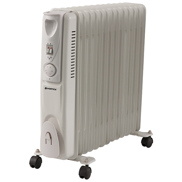 Calorifer electric VORTEX VO4222, 13 elementi, 3 trepte putere, 2500W, alb