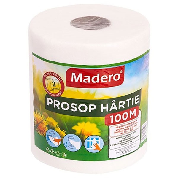 Prosoape de hartie MADERO 11998M, 2 starturi, 1 rola