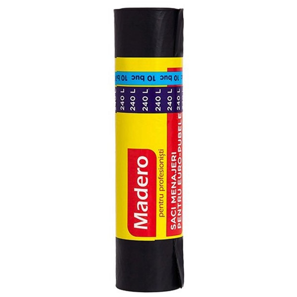 Saci menajeri MADERO 012834D, 10 bucati, 240 l, negru