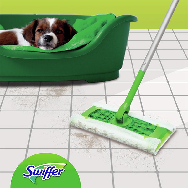 Rezerva uscata mop SWIFFER Dry, 15 cm, 18 bucati