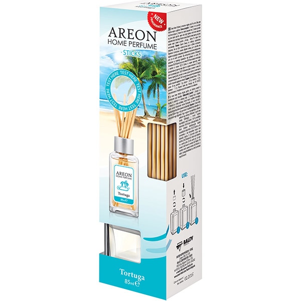 Odorizant cu betisoare AREON Home Perfume Tortuga, 85ml