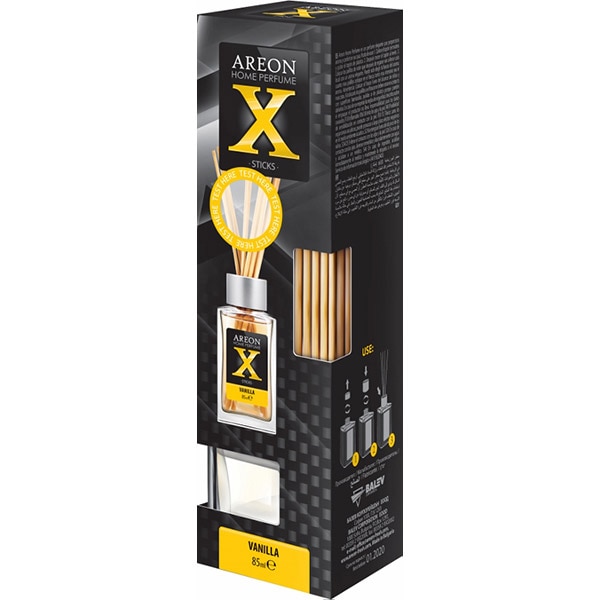 Odorizant cu betisoare AREON Home Perfume X Version Vanilla, 85ml