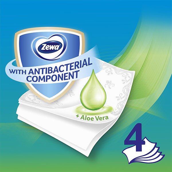 Servetele nazale ZEWA Softis Protect, 4 straturi, 10 x 9 buc