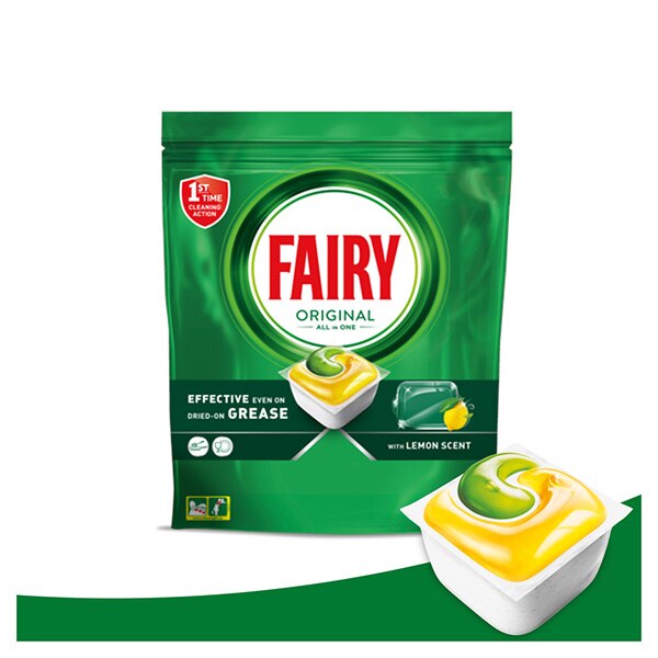 Detergent pentru masina de spalat vase FAIRY All in One, 84 capsule