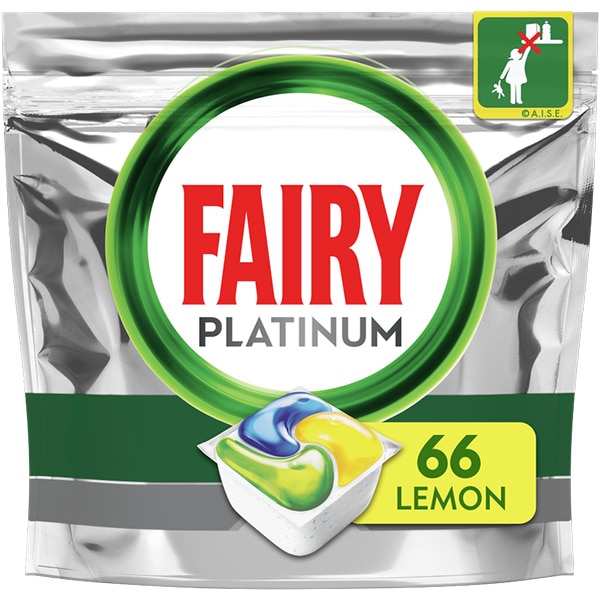 Detergent pentru masina de spalat vase FAIRY Platinum, 66 capsule