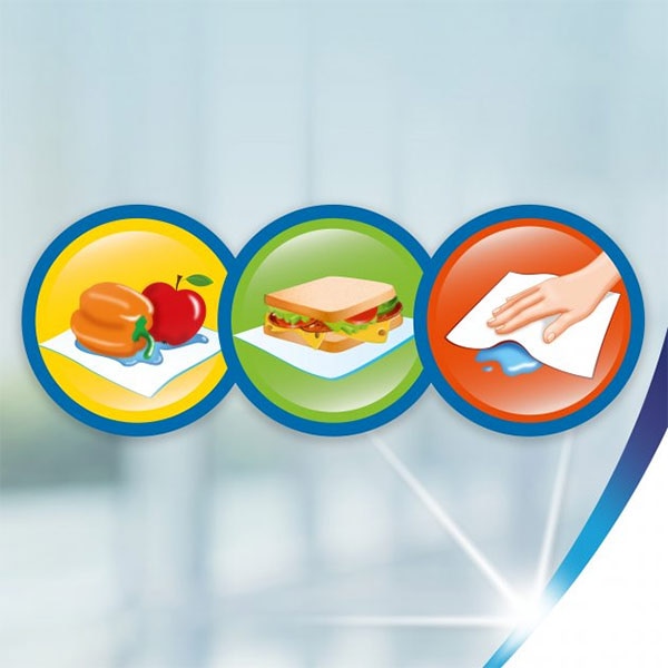 Prosoape de hartie Zewa Jumbo, 2 straturi, 1 rola, 325 foi