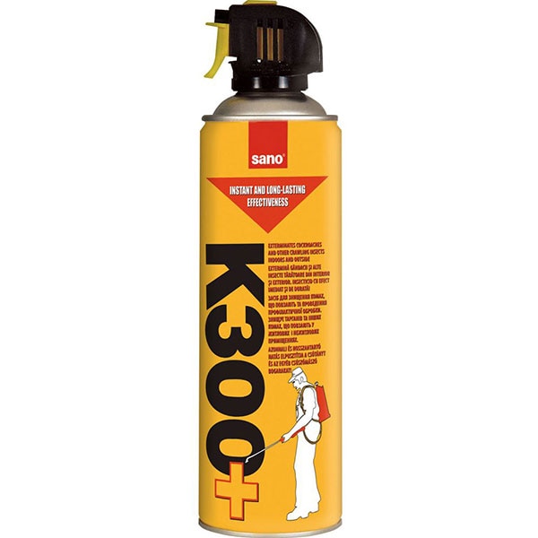 Spray anti-insecte si taratoare SANO K-300+, 400 ml