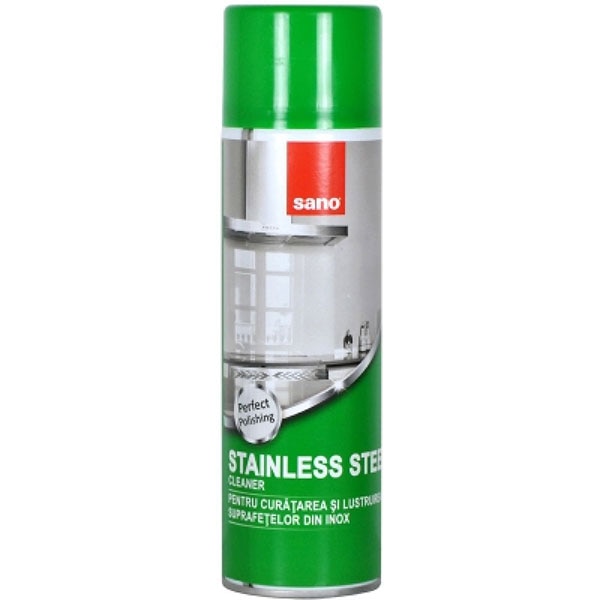 Solutie curatare suprafete de inox SANO, 500ml