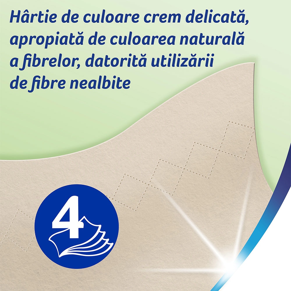 Servetele nazale ZEWA Softis Natural Soft, 4 straturi, 10 pachete x 9 bucati