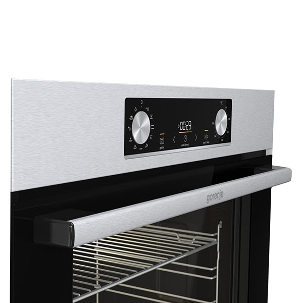 Cuptor incorporabil GORENJE BO6735E02X, Electric, Autocuratare Hidrolitica, 77 l, Clasa A, inox