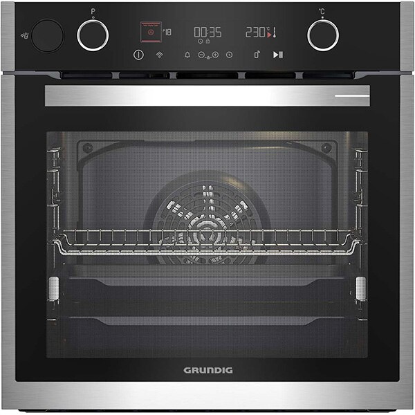 Cuptor incorporabil GRUNDIG GEBD19401BHI, Electric, Autocuratare catalitica, 72 l, Clasa A+, SmartAero Pro, negru