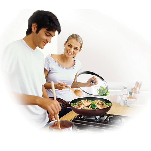 Capac TEFAL Exception 28097712, 28cm, sticla, transparent