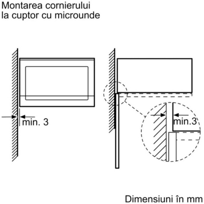 Cuptor cu microunde incorporabil BOSCH BFL554MB0, 25l, 900W, negru