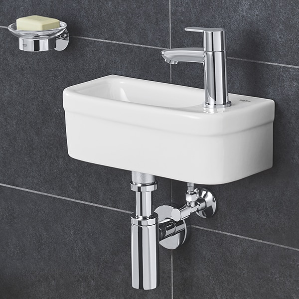 Chiuveta baie GROHE Euro Ceramic 39327000, montare pe perete, 37 x 18 cm, alb