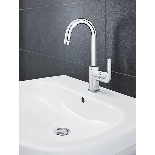 Chiuveta baie GROHE Euro Ceramic 39335000, montare pe perete, 59.5 x 48.2 cm, alb