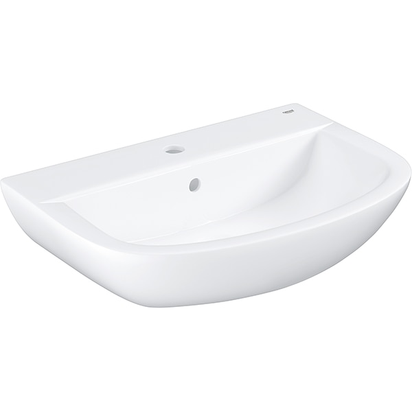 Chiuveta baie GROHE Bau Ceramic 39421000, montare pe perete, 60.9 x 44.2 cm, alb