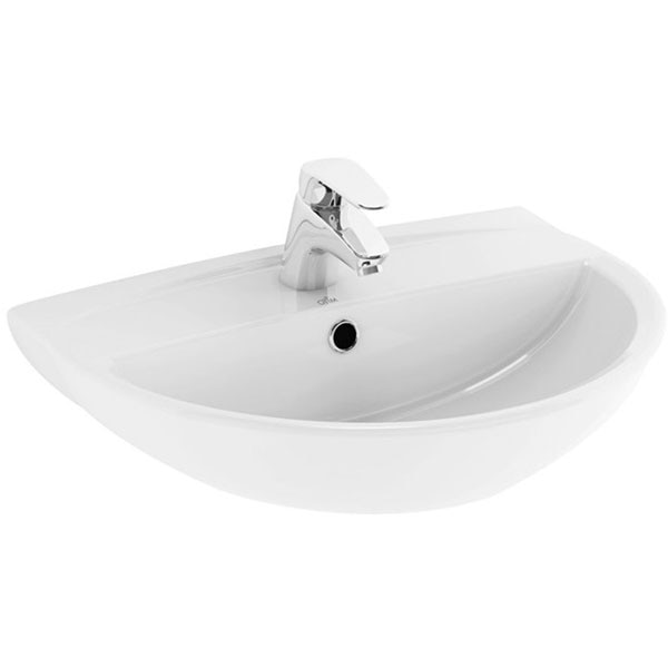 Chiuveta baie ROMSTAL 80CR0241, montare sub blat, 49.5 x 38.5 cm, alb