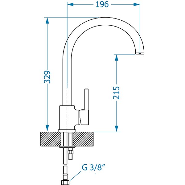 Pachet chiuveta ALVEUS ATROX 30, 1 cuva, compozit granit + baterie GM 240, negru