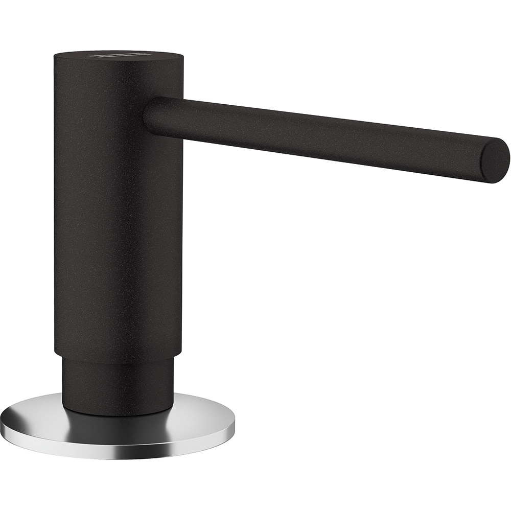 Pachet chiuveta FRANKE ROG 610, 1 cuva, granit + baterie Pola + Dozator sapun, negru