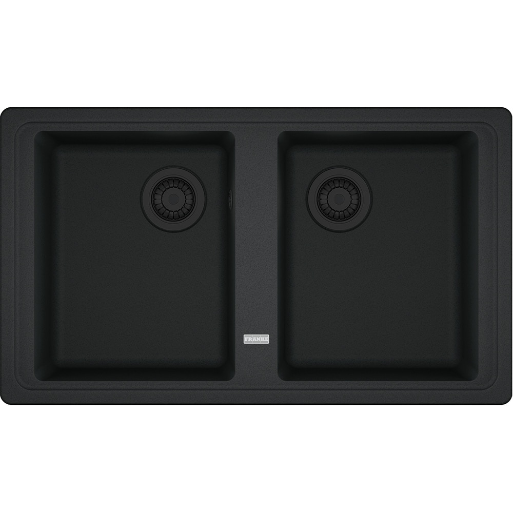 Chiuveta bucatarie FRANKE BFG 620, 2 cuve, compozit granit, negru