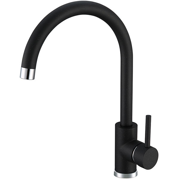 Pachet chiuveta ALVEUS Mambo 30 G91, 1 cuva, picurator reversibil, compozit granit + Baterie Kati G91, negru