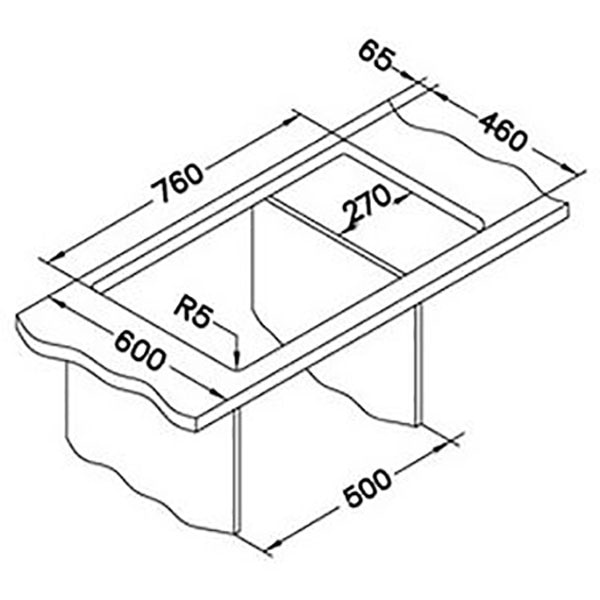 Pachet chiuveta ALVEUS Mambo 30G55, 1 cuva, picurator reversibil, compozit granit + Baterie Kati G55, bej
