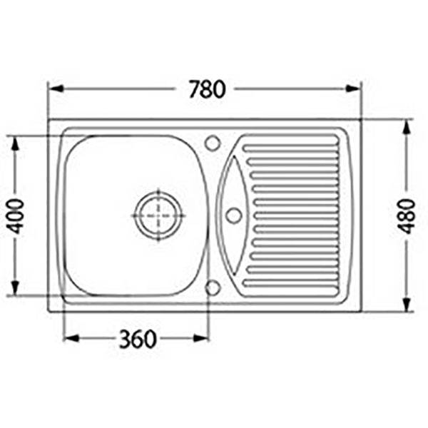 Pachet chiuveta ALVEUS Mambo 30G55, 1 cuva, picurator reversibil, compozit granit + Baterie Kati G55, bej