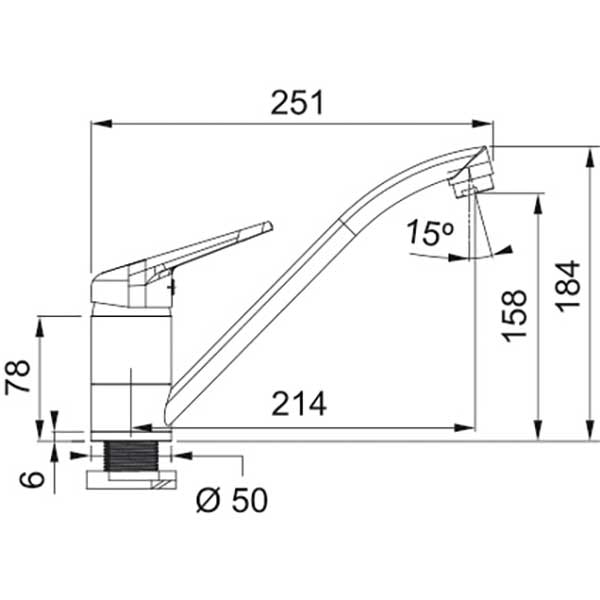 Pachet chiuveta FRANKE Fragranite MRG 610-54, 1 cuva, granit + baterie Novara Plus, negru