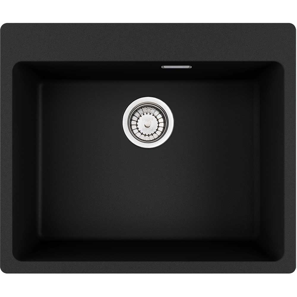 Pachet chiuveta FRANKE Fragranite MRG 610-54, 1 cuva, granit + baterie Pola 1.0, negru