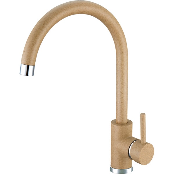 Pachet chiuveta ALVEUS Niagara 30 G55, 1 cuva, picurator reversibil, compozit granit + baterie Kati G55, bej