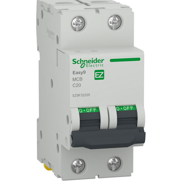 Siguranta automata modulara SCHNEIDER EZ9F32220, 2P, 20A, curba C