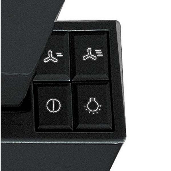 Hota incorporabila telescopica WHIRLPOOL AKR 749 NB, 1 motor, 336 m3/h, L 60 cm, negru