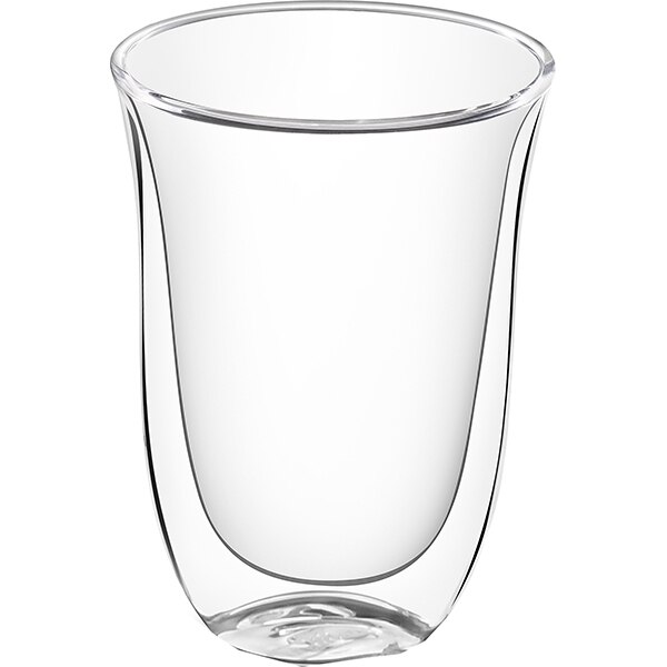 Set pahare cafea DELONGHI LATTEMACC, 2 piese, 330 ml, sticla
