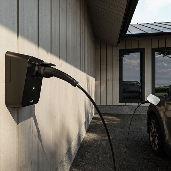 Statie incarcare masini electrice INNOHOME Wallbox, monofazat, 11 kW, 32A, Type 2, Ethernet, negru