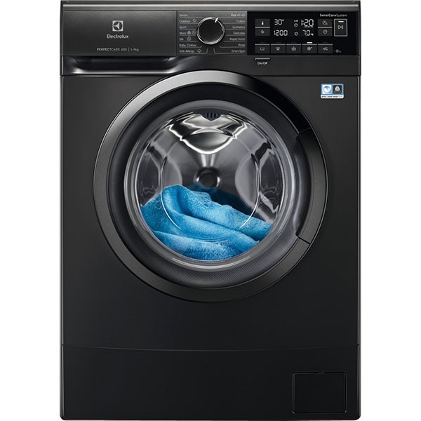 Masina de spalat rufe frontala slim ELECTROLUX PerfectCare600 EW6S327SX, 7 kg, 1200rpm, Clasa F, negru