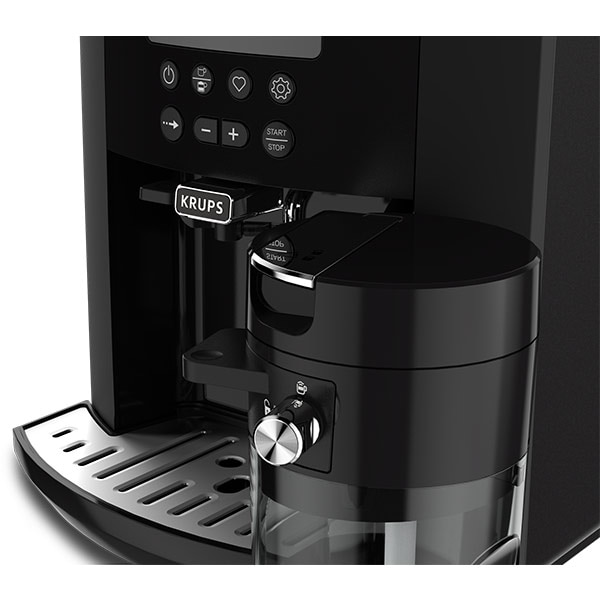 Espressor automat KRUPS Arabica Latte EA819E10, 1.7l, 1450W, 15 bar, negru