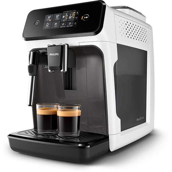 Espressor automat PHILIPS Seria 1200 EP1223/00, 1.8l, 1500W, 15 bar, alb-negru