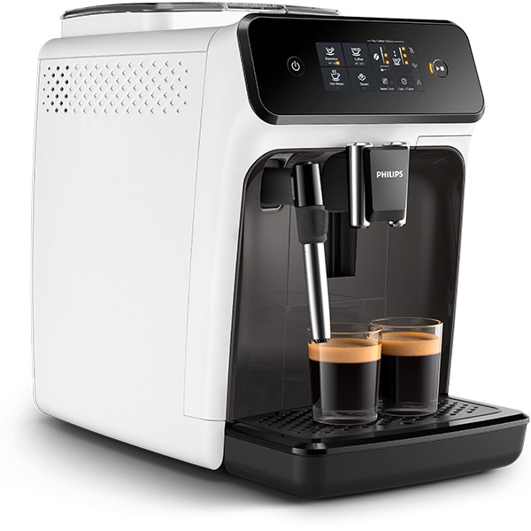 Espressor automat PHILIPS Seria 1200 EP1223/00, 1.8l, 1500W, 15 bar, alb-negru