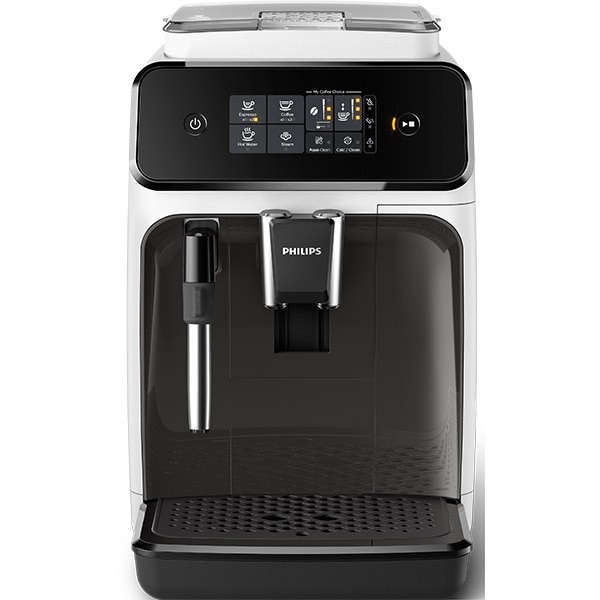 Espressor automat PHILIPS Seria 1200 EP1223/00, 1.8l, 1500W, 15 bar, alb-negru