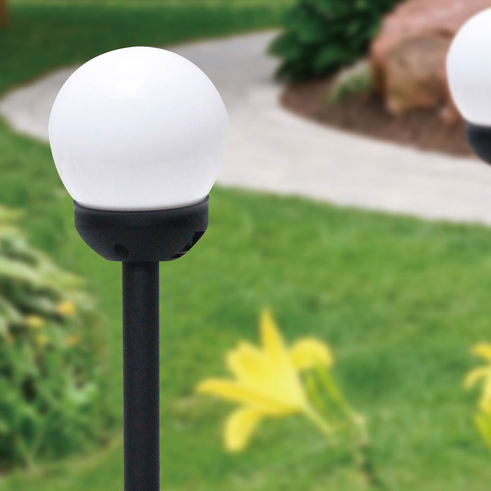 Lampa solara FLINK FK-SFERA-BAL-086, 1.5 lumeni, IP44, alb