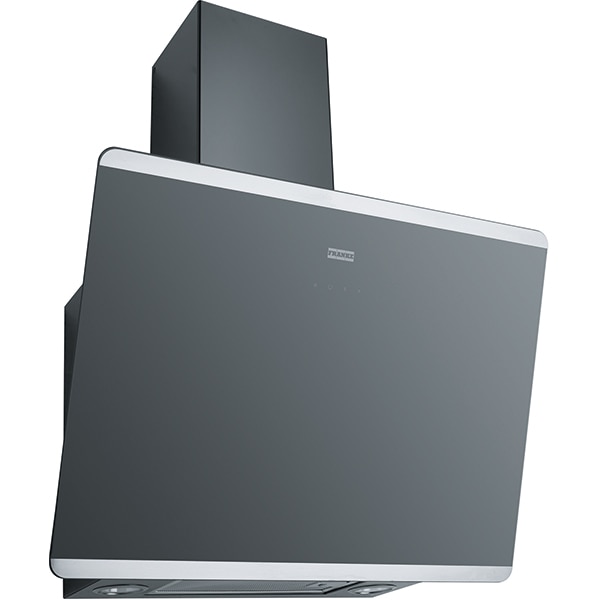 Hota decorativa FRANKE FPJ 615 V BK/SS, 1 motor, 730 m3/h, L 60 cm, negru