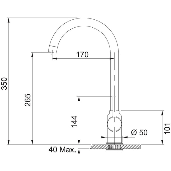 Baterie bucatarie FRANKE Pola, avena