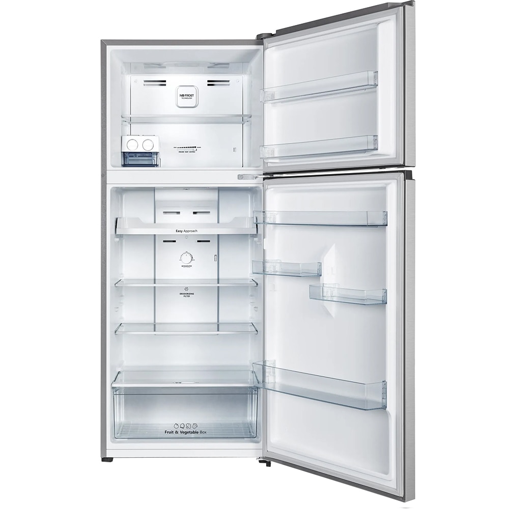 Frigider cu doua usi HISENSE RT488N4DC2, NoFrost Plus, 381 l, H 172 cm, clasa E, argintiu