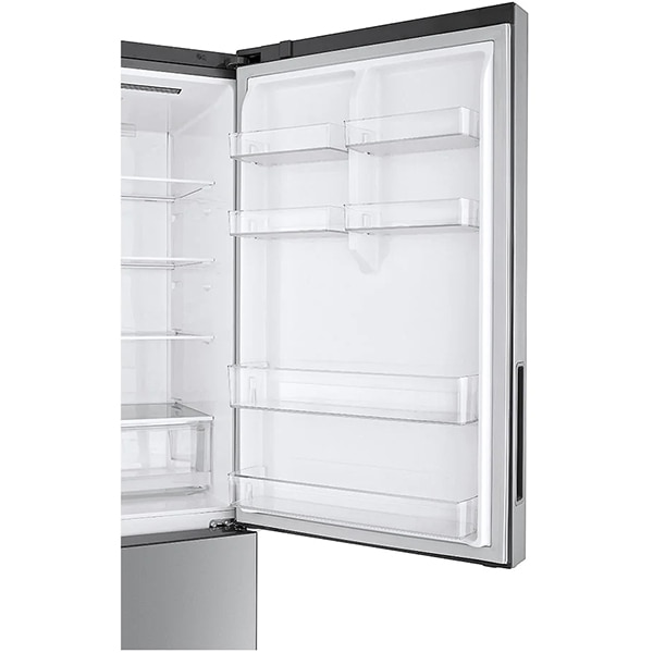 Combina frigorifica LG GBB566PZHMN, No Frost, 462 l, H 185 cm, Clasa E, SmartThinQ, argintiu
