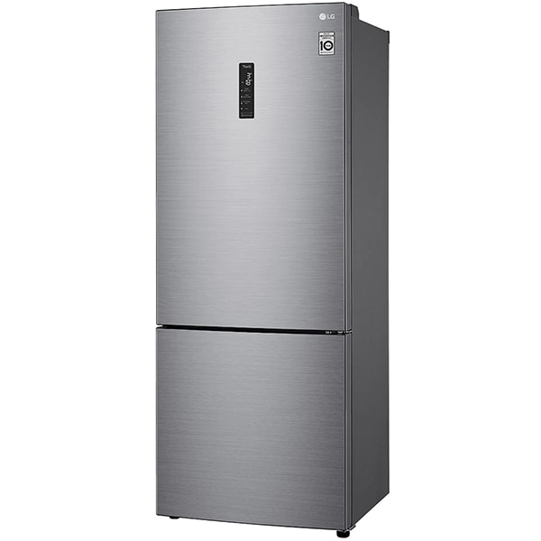 Combina frigorifica LG GBB566PZHMN, No Frost, 462 l, H 185 cm, Clasa E, SmartThinQ, argintiu