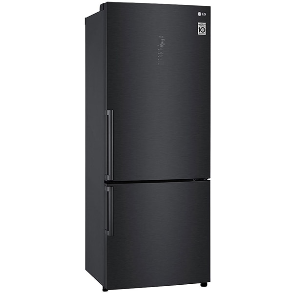 Combina frigorifica LG GBB569MCAMB, No Frost, 462 l, H 185 cm, Clasa E, SmartThinQ, negru