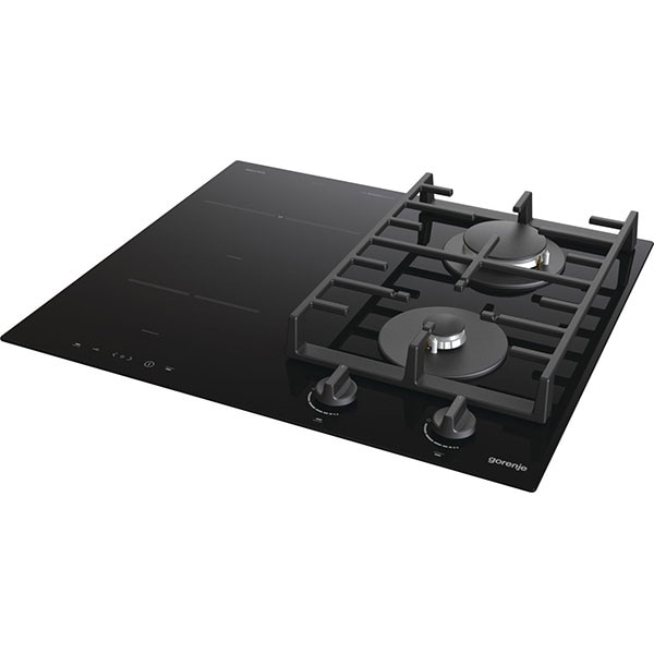 Plita incorporabila GORENJE GCI691BSC, Mixta, 4 arzatoare, negru