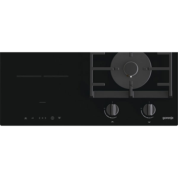 Plita incorporabila GORENJE GCI691BSC, Mixta, 4 arzatoare, negru